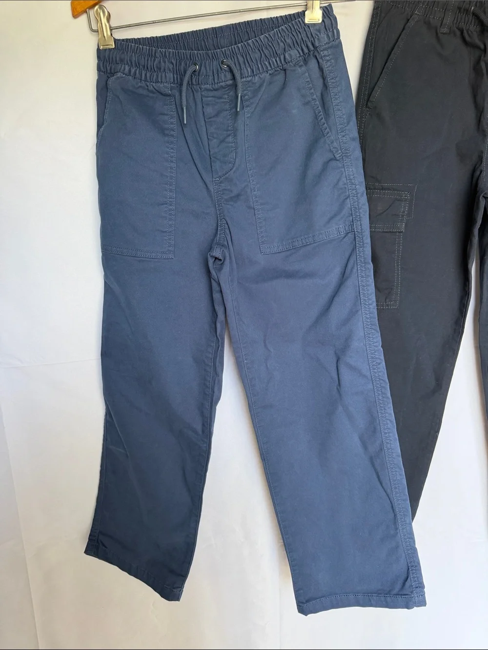3 Pair boys pants cargo jogger uniform elastic waist autism friendly sz 10 GAP